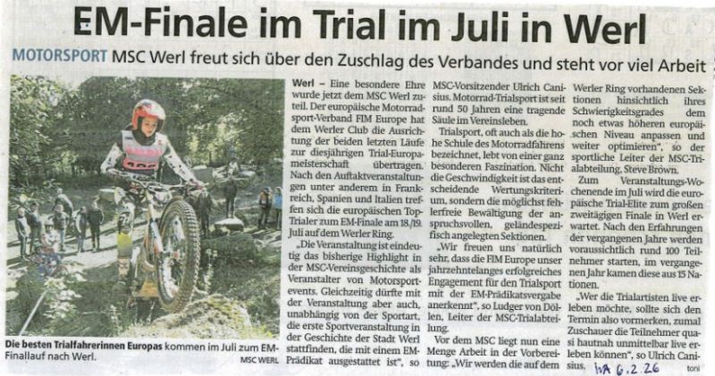 Presse zur Trial EM
